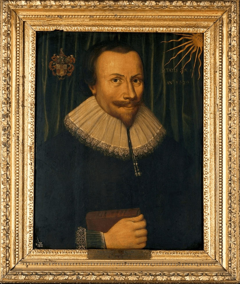 Robert Fludd. Oil painting